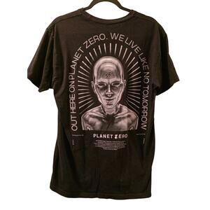 Shinedown Planet Zero Concert Tee 2022 We Live Like No Tomorrow Size L